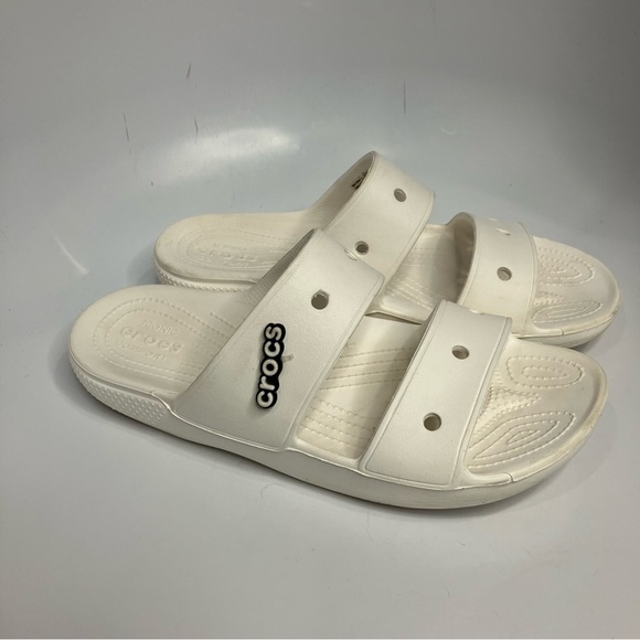 Crocs Men’s classic sandals 2 strap white size‎ 11 main image 8